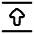 Triangle Arrow Align Move Up Top Icon from Plump Line Set