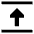 Triangle Arrow Align Move Up Top Icon from Sharp Solid Set