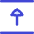 Triangle Arrow Align Move Up Top Icon from Flex Duo Set