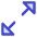 Triangle Arrow Expand Diagonal 1 Icon from Core Duo Set