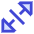 Triangle Arrow Expand Diagonal 3 Icon from Sharp Duo Set