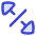 Triangle Arrow Expand Diagonal 4 Icon from Flex Duo Set