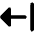 Triangle Arrow Left Return Icon from Core Solid Set