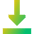 Triangle Arrow Move Down 1 Icon from Sharp Gradient Set