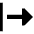 Triangle Arrow Right Start Icon from Sharp Solid Set
