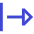 Triangle Arrow Right Start Icon from Sharp Duo Set