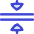 Triangle Arrows Compress Flatten Icon from Flex Duo Set