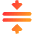 Triangle Arrows Compress Flatten Icon from Core Gradient Set
