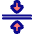 Triangle Arrows Compress Flatten Icon from Plump Pop Set