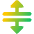 Triangle Arrows Expand Icon from Core Gradient Set
