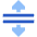 Triangle Arrows Expand Icon from Sharp Flat Set