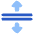 Triangle Arrows Expand Icon from Plump Flat Set
