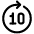 Go Forward 10 Control icon - Free transparent PNG, SVG. No sign up needed.