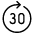 Go Forward 30 Control icon - Free transparent PNG, SVG. No sign up needed.