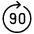 Go Forward 90 Control icon - Free transparent PNG, SVG. No sign up needed.