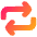 Line Arrow Reload Horizontal 1 Icon from Plump Gradient Set