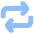 Line Arrow Reload Horizontal 1 Icon from Plump Flat Set