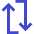 Line Arrow Reload Vertical 1 Icon from Sharp Duo Set