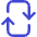 Line Arrow Reload Vertical 2 Icon from Core Duo Set