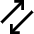 Line Arrow Transfer Diagonal 3 Icon from Sharp Line Set