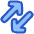 Line Arrow Transfer Diagonal 3 Icon from Plump Duo Set