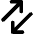 Line Arrow Transfer Diagonal 3 Icon from Core Solid Set