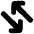 Line Arrow Transfer Diagonal 4 Icon from Plump Solid Set