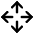 Line Arrows Open With Icon from Core Line Set