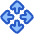 Line Arrows Open With Icon from Plump Duo Set