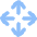Line Arrows Open With Icon from Flex Flat Set
