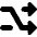 Shuffle Icon from Core Solid Set