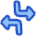 Triangle Arrow Dodge 3 Icon from Plump Duo Set