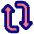 Triangle Arrow Reload Vertical 1 Icon from Plump Pop Set
