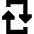 Triangle Arrow Reload Vertical 2 Icon from Sharp Solid Set