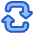 Triangle Arrow Reload Vertical 2 Icon from Plump Duo Set