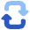 Triangle Arrow Reload Vertical 2 Icon from Plump Flat Set