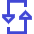 Triangle Arrow Reload Vertical 3 Icon from Sharp Duo Set