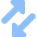 Triangle Arrow Transfer Diagonal 3 Icon from Core Flat Set