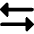 Triangle Arrow Transfer Horizontal 3 Icon from Core Remix Set
