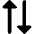 Triangle Arrow Transfer Vertical 2 Icon from Core Remix Set