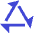 Triangle Arrow Triangle Loop Icon from Sharp Duo Set