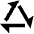 Triangle Arrow Triangle Loop Icon from Sharp Remix Set