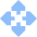 Triangle Arrows Open With Icon from Sharp Flat Set