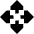 Triangle Arrows Open With Icon from Sharp Solid Set