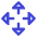 Triangle Arrows Open With Icon from Core Duo Set