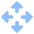 Triangle Arrows Open With Icon from Core Flat Set