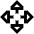 Triangle Arrows Open With Icon from Sharp Line Set