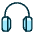 Headphones 1 Icon from Ultimate Duotone - Free Set