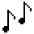 Music Notes Music 1 icon - Free transparent PNG, SVG. No sign up needed.