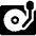 Vinyl Record Player Icon from Ultimate Bold - Free Set